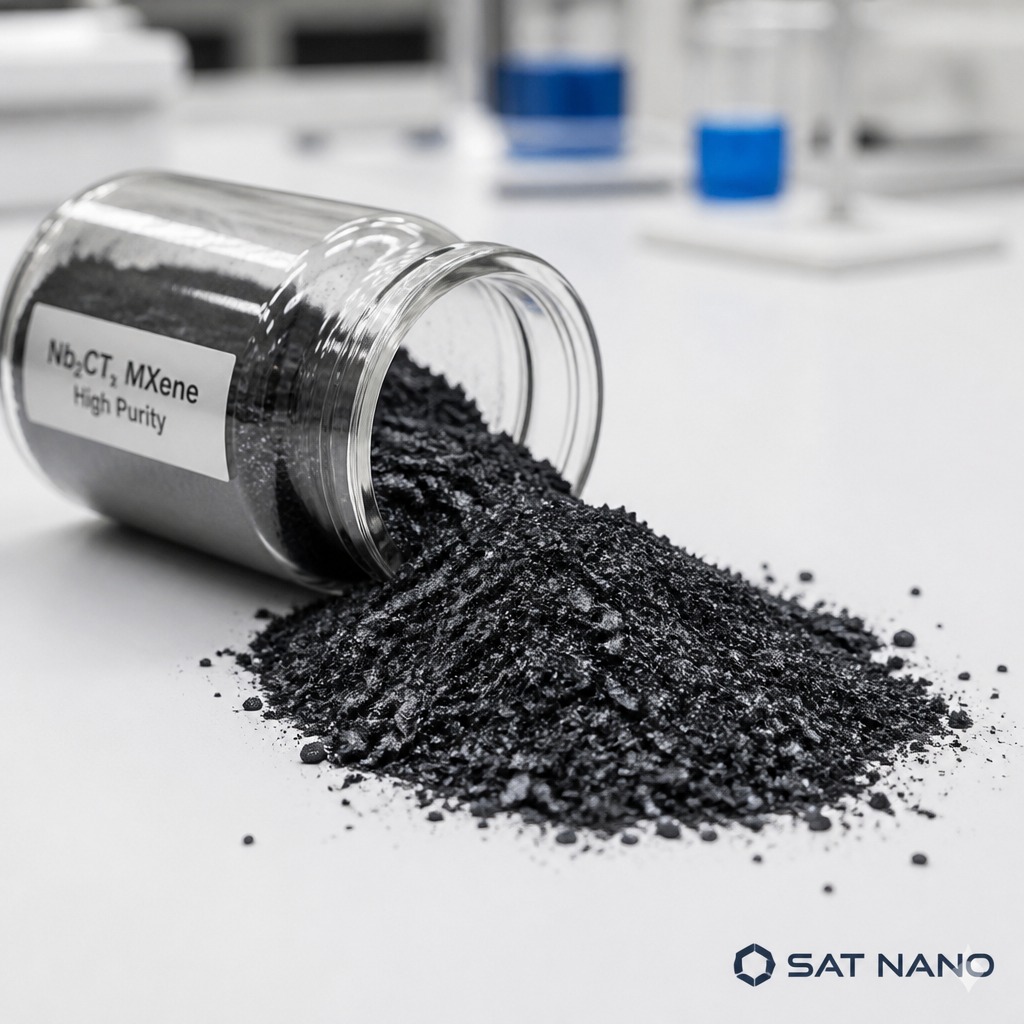 bột niobi cacbua Nb2CTx MXene nhiều lớp